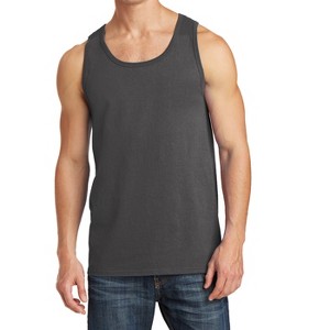 Mafoose Mens Solid Cotton Tank Top Sleeveless Tee Shirt for Sports, Gym, Fitness, Beach - 1 of 4