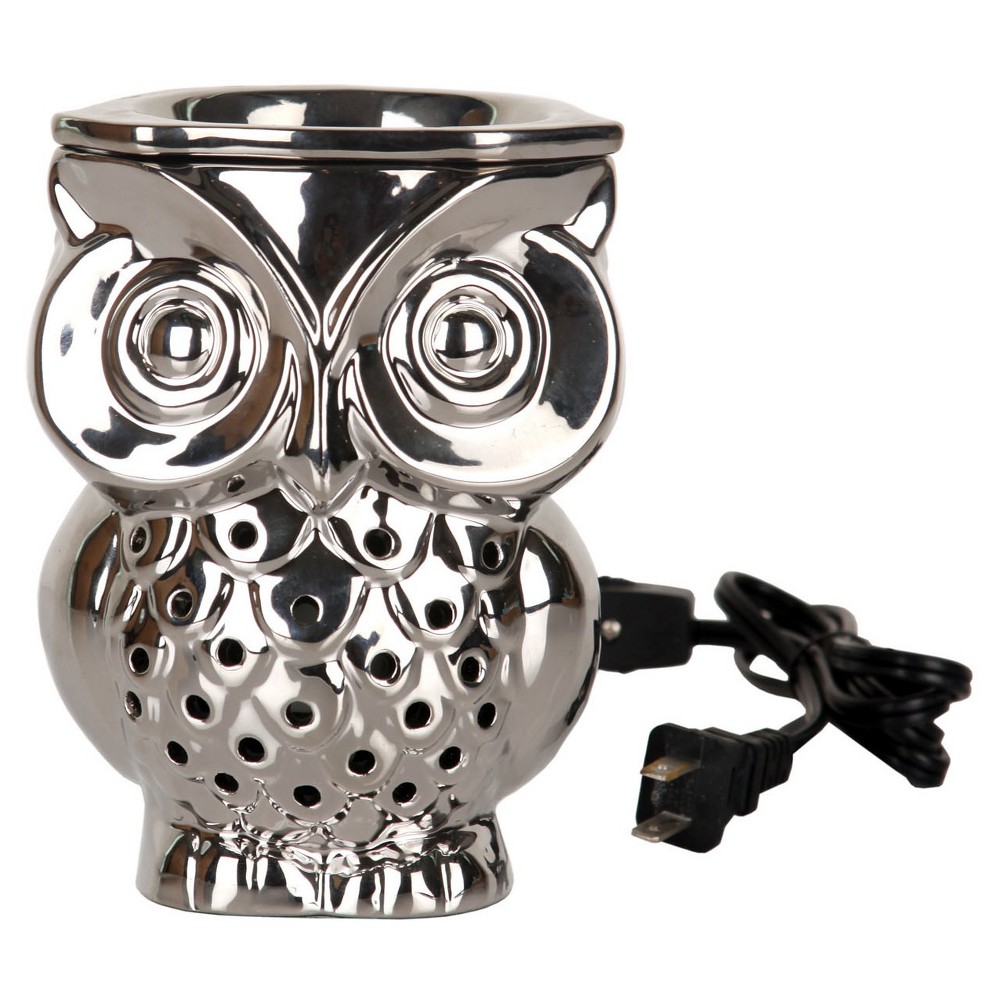 UPC 754870854262 product image for Owl Shaped Electric Fragrance Warmer Silver - Home Scents By Chesapeake Bay Cand | upcitemdb.com