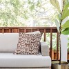 18"x18" Deny Designs Valentina Ramos Bows Mocha Mousse Square Outdoor Throw Pillow Beige - 3 of 4