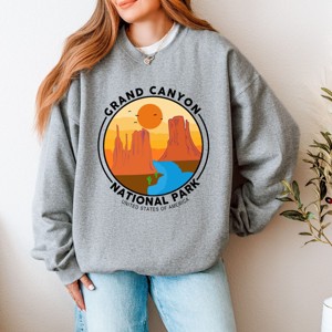 Simply Sage Market Grand Canyon National Park Badge Sweatshirt - 1 of 4