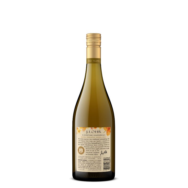 J. Lohr Estates Riverstone Chardonnay - 750ml Bottle, 3 of 7