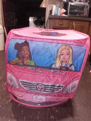 Barbie pop up online camper tent