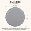 REGALWOVEN Faux Leather Heat Resistant Waterproof Wipeable Place Mats 6 Pcs - 3 of 4
