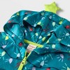 Kids' Christmas Tree Holiday Union Suit - Cat & Jack™ Green - image 3 of 4