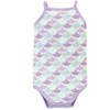 Little Treasure Baby Girl Cotton Bodysuits 3pk, Mermaid - 3 of 4