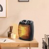 Kismile Electric Space Heater, Portable Heaters for Indoor Use, Engineered for Small Rooms or Offices, Dual Heating modes 750W/1500W - 2 of 4