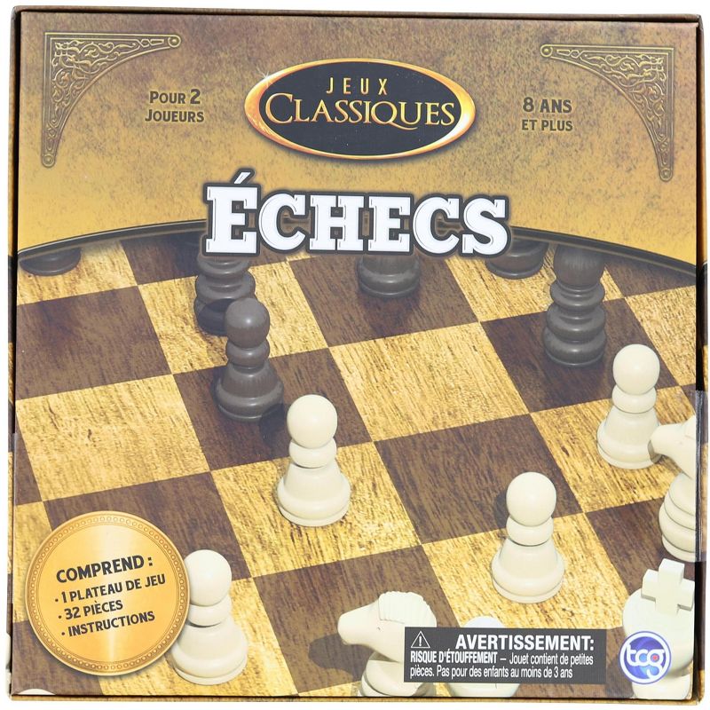 TCG Classic Games Wood Chess Set | Board & 32 Game Pieces, 2 of 3