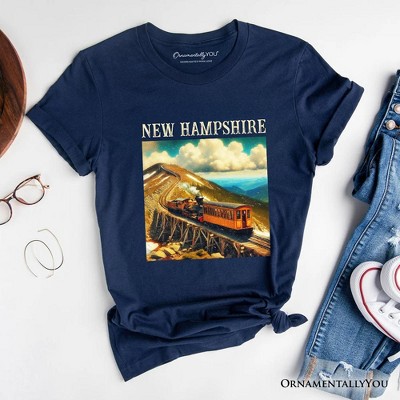 Scenic New Hampshire State Mount Washington Cog Railway T-Shirt, American Northeast Landmark Tee and Souvenir | OrnamentallyYou