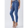 Women's Curvy Yoke Mid Rise Skinny Jean - RISEN - image 2 of 4