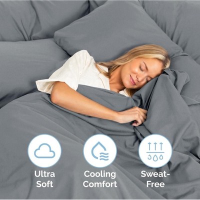 Steel Blue Ultra Soft Microfiber 4-Piece Bed Sheet Set
