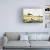 Trademark Fine Art - Winslow Homer  Homer's Sheep Countryside II Canvas Art - 2 of 4
