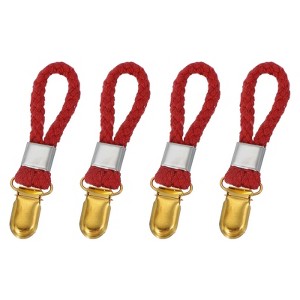 Unique Bargains Cotton Loop Metal Clothing Towel Storage Clips 3.5" - 1 of 4
