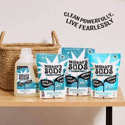 Molly's Suds Unscented HE Deep Cleaning Laundry Detergent Powder
