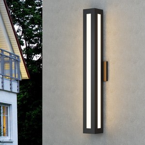 30 Inch Modern Outdoor Wall Light Exterior Lighting Fixtures, Integrated LED Contemporary Outdoor Wall Sconce Wall Lighting - 1 of 4