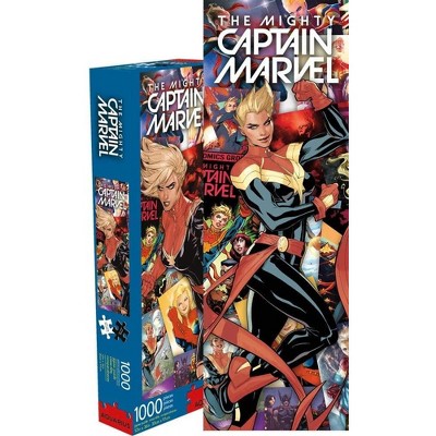 Aquarius Puzzles Marvel Captain Marvel Collage 1000 Piece Slim Jigsaw Puzzle