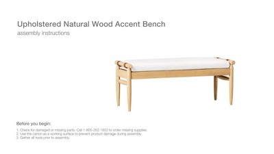 Hearth and Hand hot Accent Bench