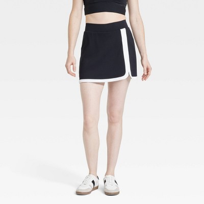 Women's Knit Piped High-Rise Skort - JoyLab™