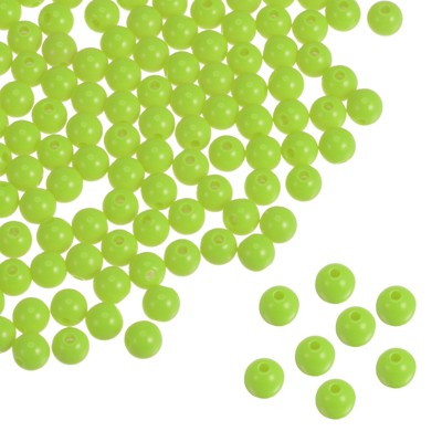 Unique Bargains Loose Craft DIY Earring Necklace Making Acrylic Round Beads 4200 Pcs