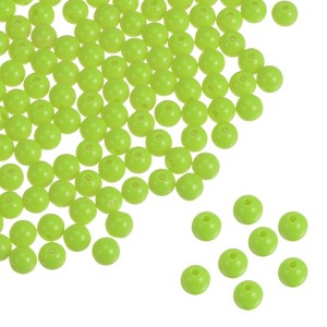 Unique Bargains Loose Craft DIY Earring Necklace Making Acrylic Round Beads 4200 Pcs - 1 of 4