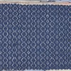 HomeRoots 18" X 18" Blue White Red And Yellow 100% Cotton Striped Zippered Pillow - 4 of 4