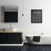 Stupell Industries Laundry Room Rules Hanger Clothespin Icons Black White, 24" x 30" - 2 of 4