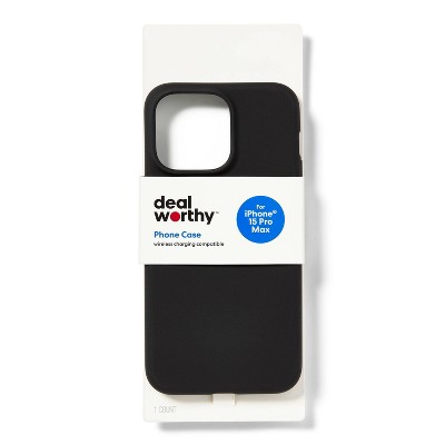 Apple iPhone 15 Pro Max Case - dealworthy™ Black