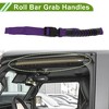 Unique Bargains Roll Bar Grab Handles for Jeep Wrangler JL 2018-2024 Nylon PVC - 2 of 4