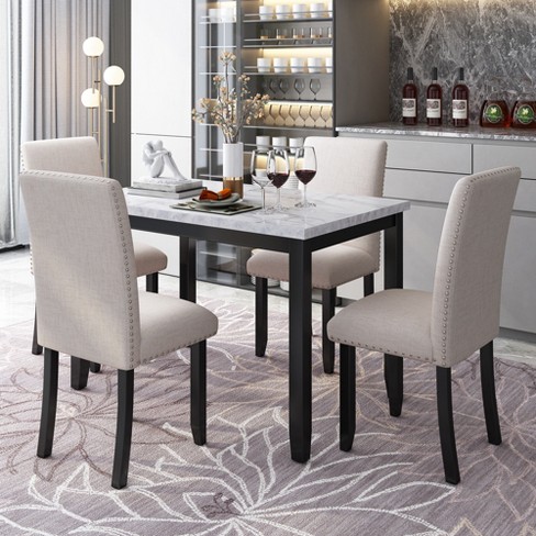 Dining set online beige