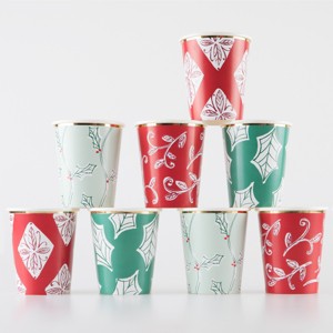 Meri Meri Block Print Cups (Pack of 8) - 1 of 4