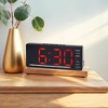 REGALWOVEN Plastic Digital Corded Electric Accurate Alarm Clock 6.1 x 2.4 x 1 inch - 2 of 4