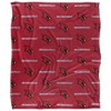Saginaw Valley State University Logo Pattern Silky 50x60 Blanket, 1 Sided - 2 of 4