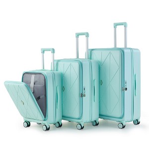 Luggage Sets 3 Piece(20/24/28), Expandable Carry On Luggage with TSA Lock Airline Approved, 100% PC Hard Shell and Lightweight Suitcase - 1 of 4