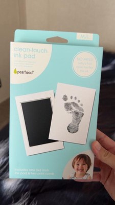 Pearhead Babyprints Photo Frame And Clean Touch Ink Pad, Distressed : Target