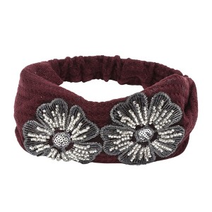Unique Bargains Women's Wide Five Petals Headband 1 Pc - 1 of 4