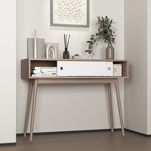 Grungis Console Table with 2 Carved Panel Drawers,Entryway Table with Storage Space and Wood Legs,Console Table for Living Room - 1 of 4
