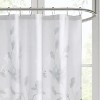 LunaLulinlk Floral Printed Burnout Shower Curtain - 2 of 4