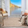 Nourison Versatile Solid Diamond Indoor Outdoor Flatweave Area Rug - 3 of 4