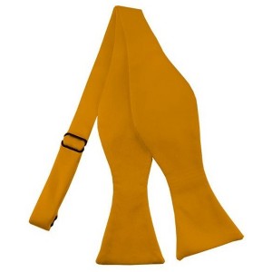 Men's Solid Color 2.75" x 4.75"  Adjustable 16" - 22" Self-Tie Bow Tie for Tuxedo & Wedding - 1 of 3