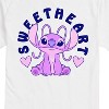 Men's - Lilo and Stitch - Angel Sweetheart Short Sleeve Graphic T-Shirt - 2 of 4