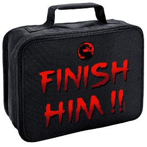 Mortal Kombat Klassic Finish Him Insulated Soft Sided Lunch Box - 1 of 4