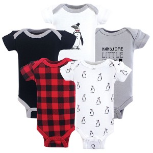 Luvable Friends Hudson Baby Preemie Bodysuit 5pk - 1 of 1