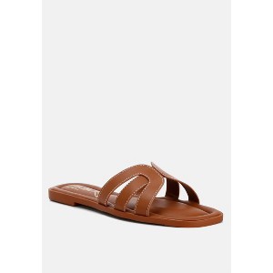 aura faux leather flat Womens sandals - 1 of 2