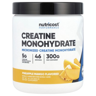 Nutricost Creatine Monohydrate, Pineapple Mango , 10.7 oz (300 g)