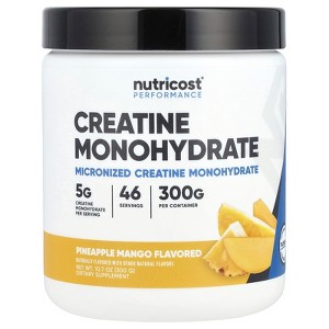 Nutricost Creatine Monohydrate, Pineapple Mango , 10.7 oz (300 g) - 1 of 2
