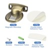 Unique Bargains Zinc Alloy Magnetic Floor Door Stop with Self Adhesive and Screw Mount - 3 of 4