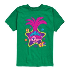 Boys' - Trolls - Poppy Stars Short Sleeve Graphic T-Shirt - 1 of 4
