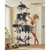 Feandrea 66.1/81.1"H Cat Tree Cat Tower for Indoor Cats, Plush Multi-Level Cat Condo with Scratching Posts, Perches, Caves, Hammock - 2 of 4