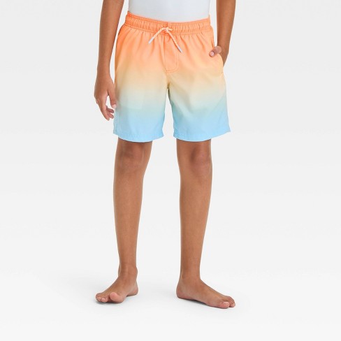 Boys Ombre Design Swim Shorts Cat Jack Blue L Husky Target