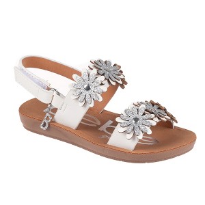 bebe Girls' Sandals - Cute and Comfy Toddler Girls' Summer Shoes, Perfect Beach Sandals for Toddlers - 1 of 4