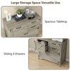 Lateral File Cabinet with 4 Drawer, Wood File Storage Cabinet for Home Office Furniture - 4 of 4